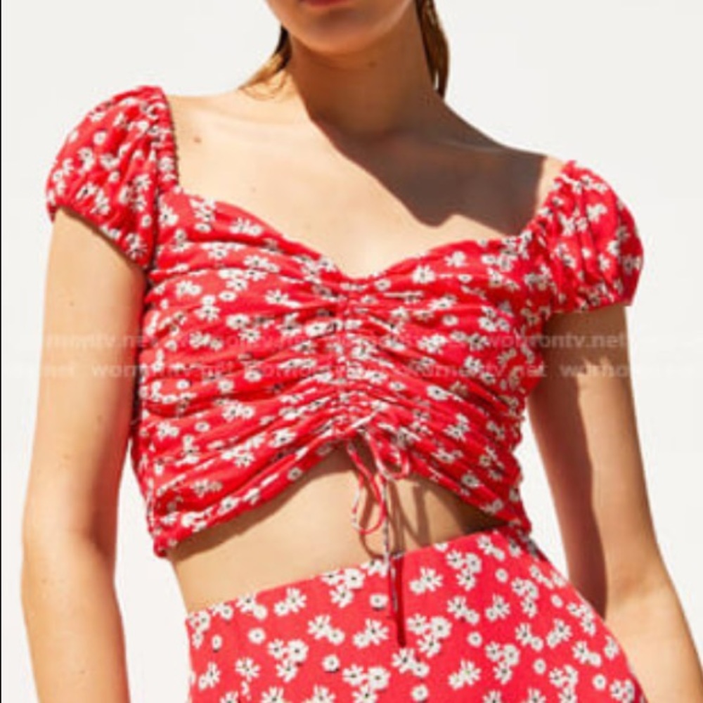 Zara daisy crop top